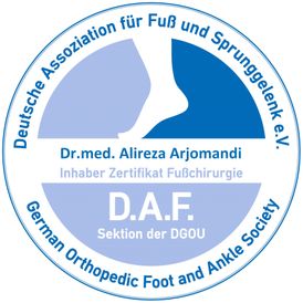 DAF Inhaber zertifikat Logo DGOU Arjomandi Alireza